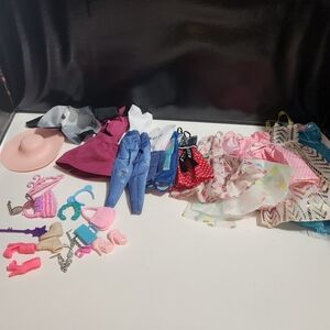 Assorted Doll Clothing and Accessories Set